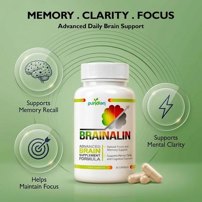 Vitaminas para el cerebro, memoria, atención y concentración. 100 %...