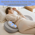 Almohada de embarazo de cuña para soporte del vientre, almohada de...