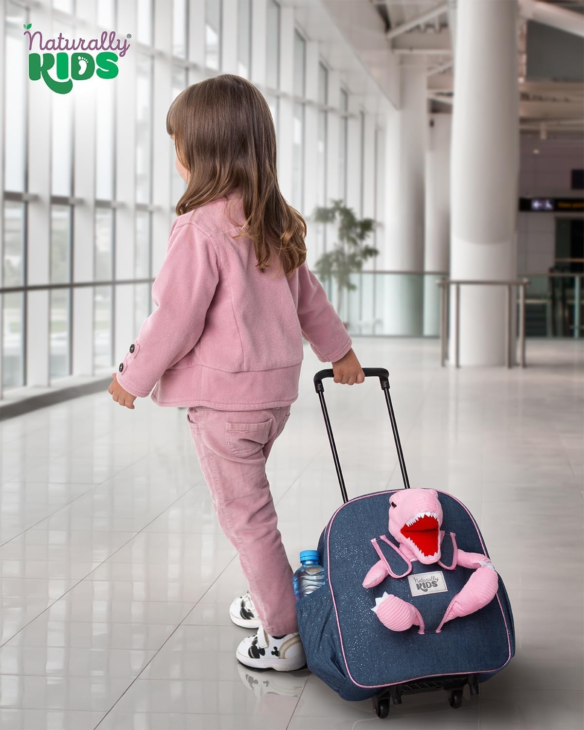 Naturally KIDS Maleta para niños pequeños con juguete de dinosaurio...