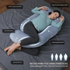 MOON PARK-Almohadas de embarazo y maternidad de cuerpo completo par...