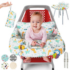 PILLANI Funda para carrito de compras para bebé, funda para silla a...