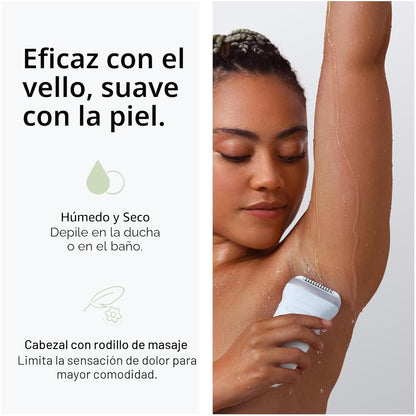 Braun Depiladora Silk-épil 7, dispositivo de depilación, afeitadora...