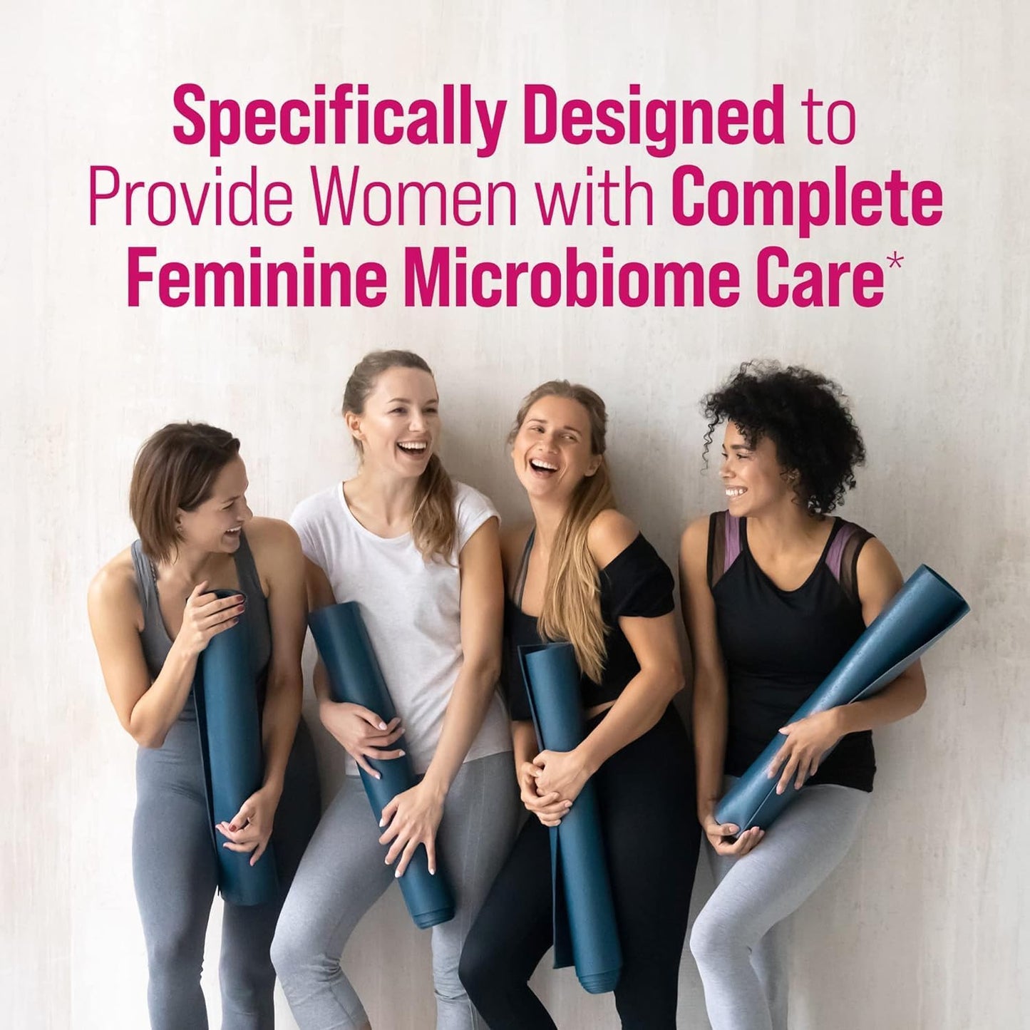 Culturelle Probióticos 4 en 1 para mujeres, suplemento diario probi...