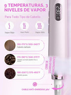 SHEGLAM Plancha de vapor Plancha de pelo Plancha Plancha de Cerámic...