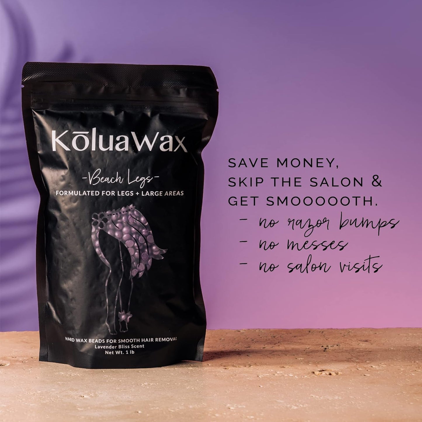 KoluaWax Perlas de Cera Dura para Depilación \u2013 Fórmula para Ca...
