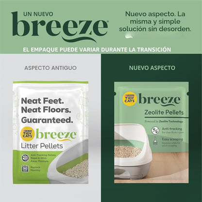 Purina Tidy Cats - Pellets de arena de repuesto Breeze en caja reci...