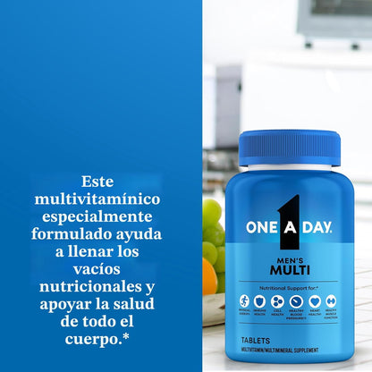 One A Day Suplemento multivitamínico para hombre con vitamina A, vi...