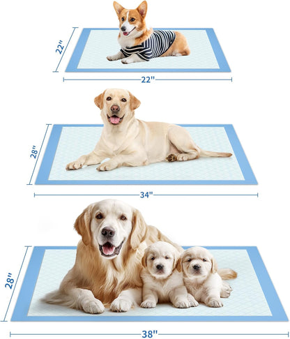 Powools Paquete de 75 Almohadillas XX-Large para Cachorros - 38"...