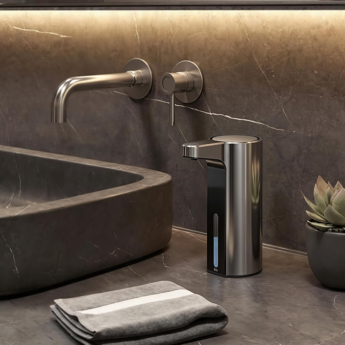 EKO Aroma - Dispensador automático de jabón líquido de 9 onzas líqu...