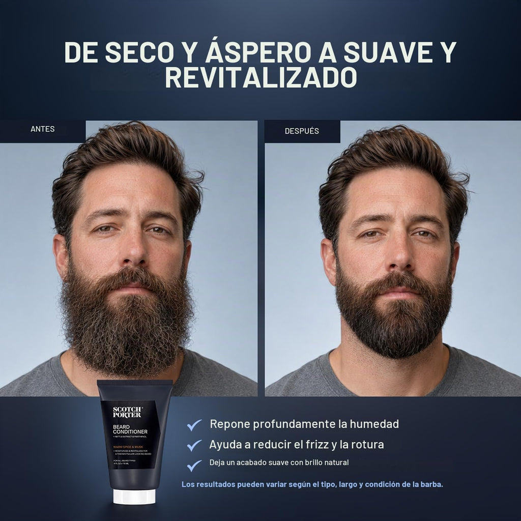 Scotch Porter Hidratar y nutrir el acondicionador de barba para hom...