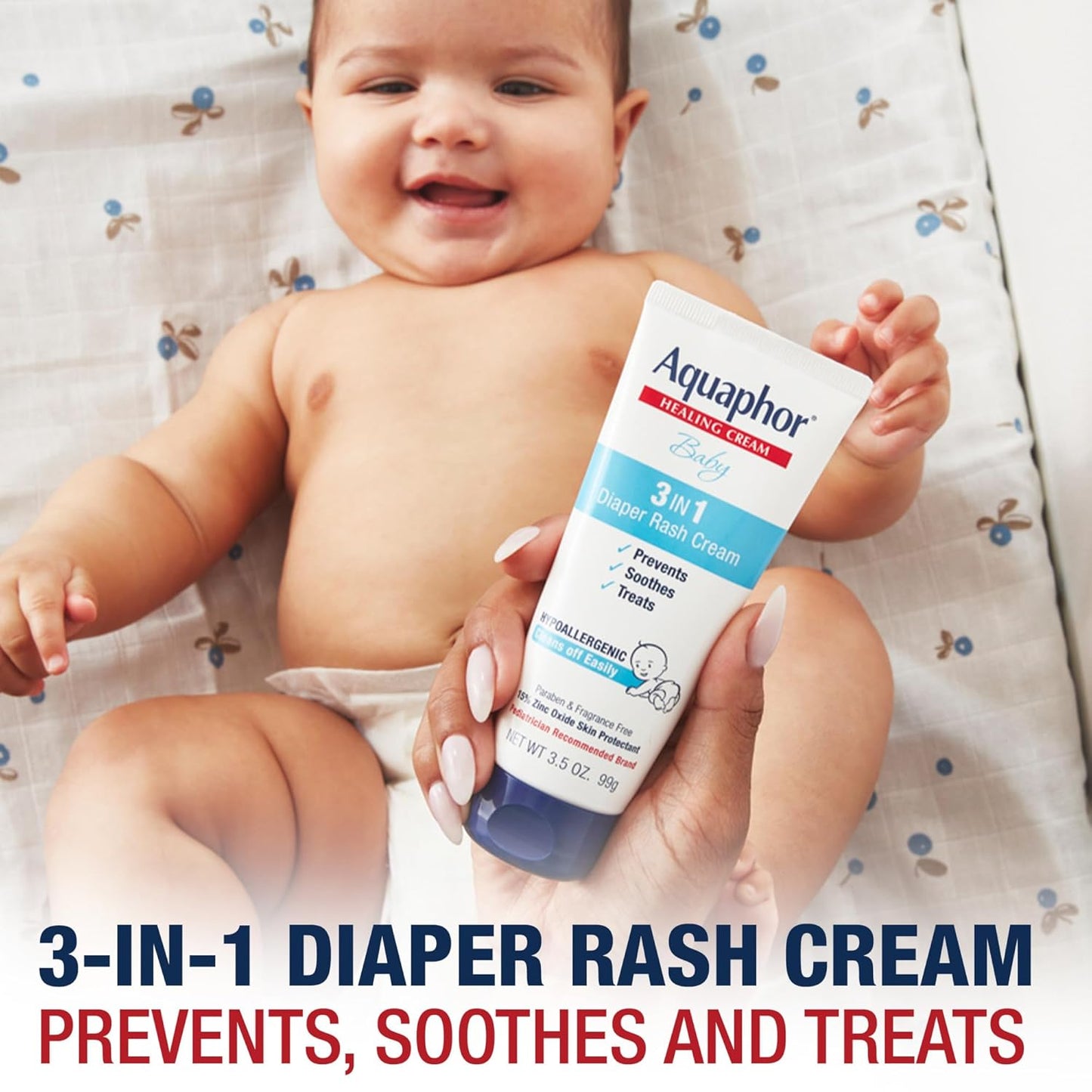 Set de regalo de productos esenciales para el cuidado de la piel del bebé Aquaphor con jabón y champú para bebé (16.9 fl oz) + ungüento curativo para piel agrietada y sarpullido por saliva (7 oz) +
