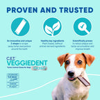 Virbac CET Veggiedent FR3SH - Masticables para control de sarro par...