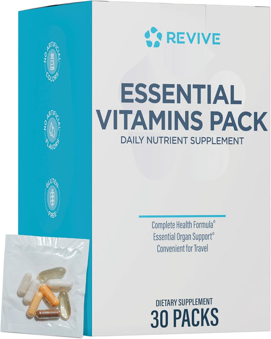 Revive MD Essential - Paquetes de vitaminas para hombres y mujeres,...