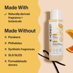 The Honest Company Champú limpiador 2 en 1 + gel de baño | Suave pa...
