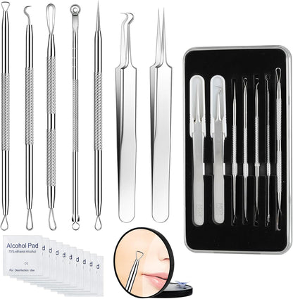 Meidaier Kit de eliminación de puntos negros, extractor de comedona...