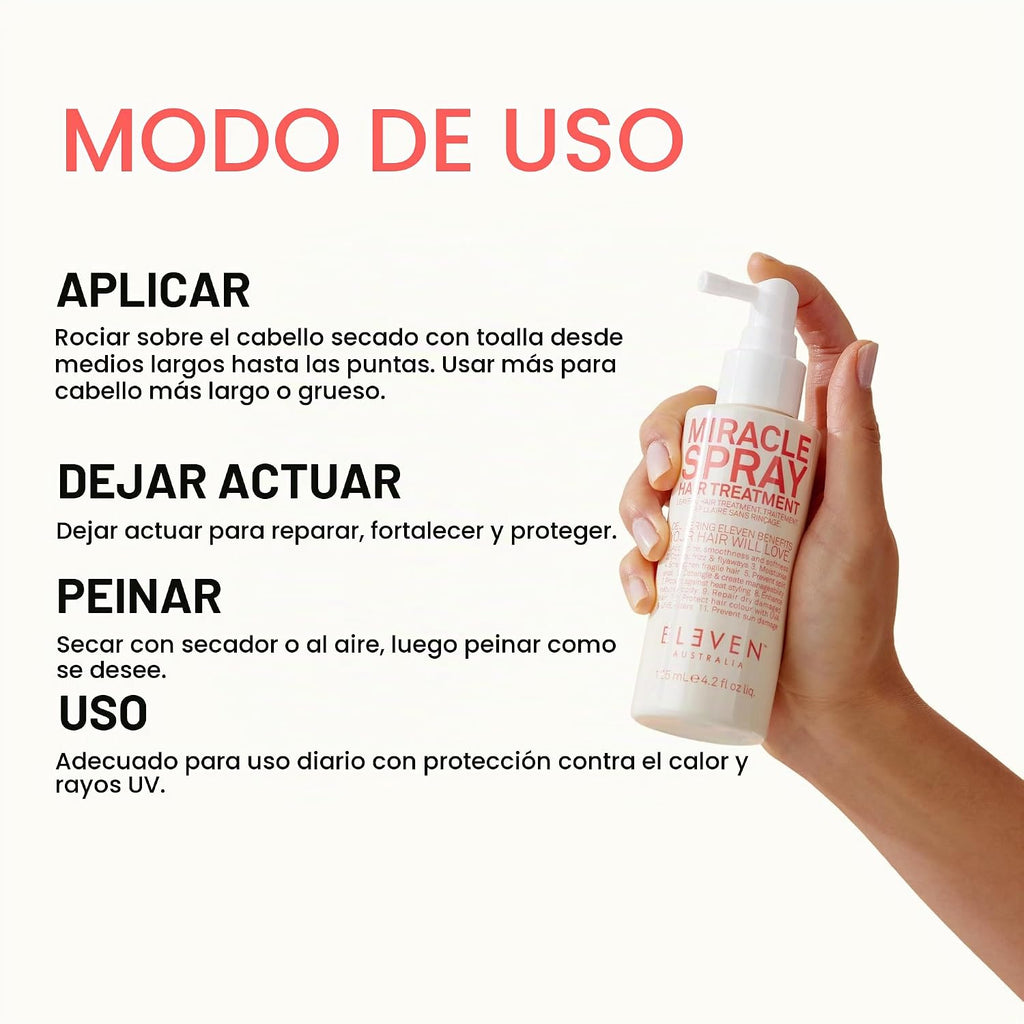 ELEVEN AUSTRALIA Miracle Leave In Hair Treatment - Productos para e...