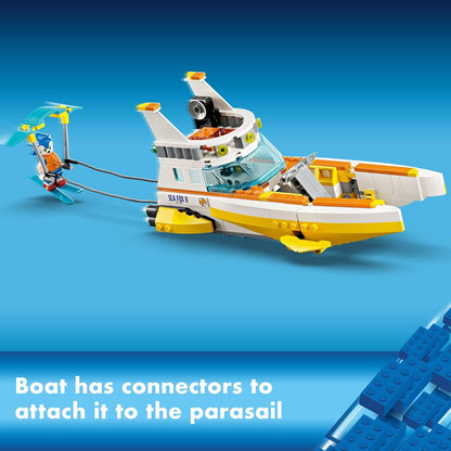 LEGO Sonic The Hedgehog: Tails' Adventure Boat Juego de Construcción de Juguete Interactivo, Juguete de Videojuego con Personajes de Sonic y Esquís Acuáticos, Regalo para Jugadores para Niños y Niñas