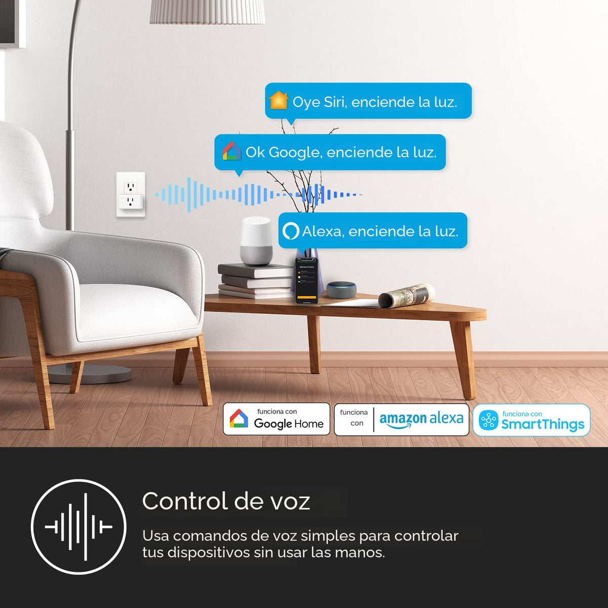 Kasa Smart Enchufe inteligente, compatible con Matter, monitoreo de...