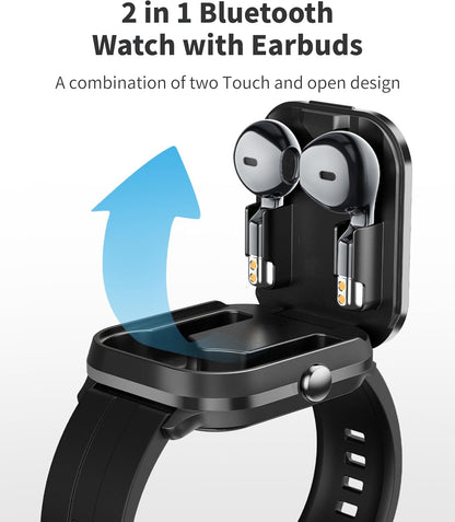 Diyeeni D8 Pro - Reloj inteligente con auriculares para hombres y m...