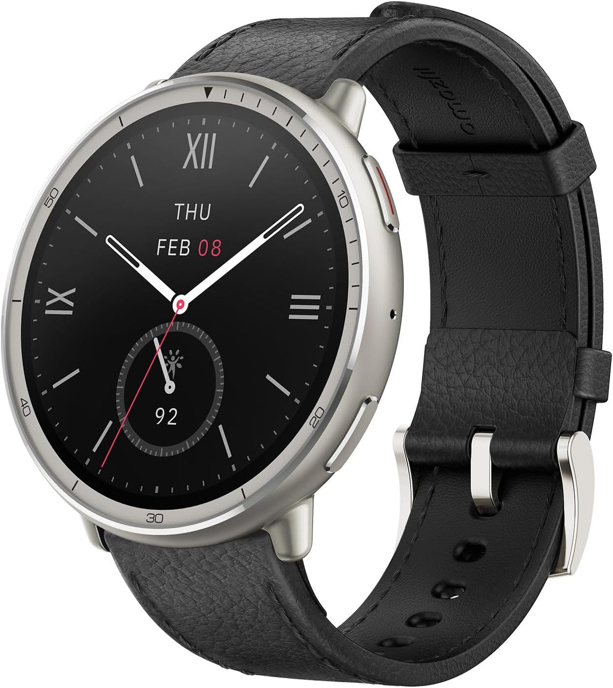 Amazfit Reloj inteligente Active 2 Premium de 1.32 pulgadas, crista...
