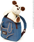 Mochila para niños pequeños Naturally KIDS con. Juguete de peluche...