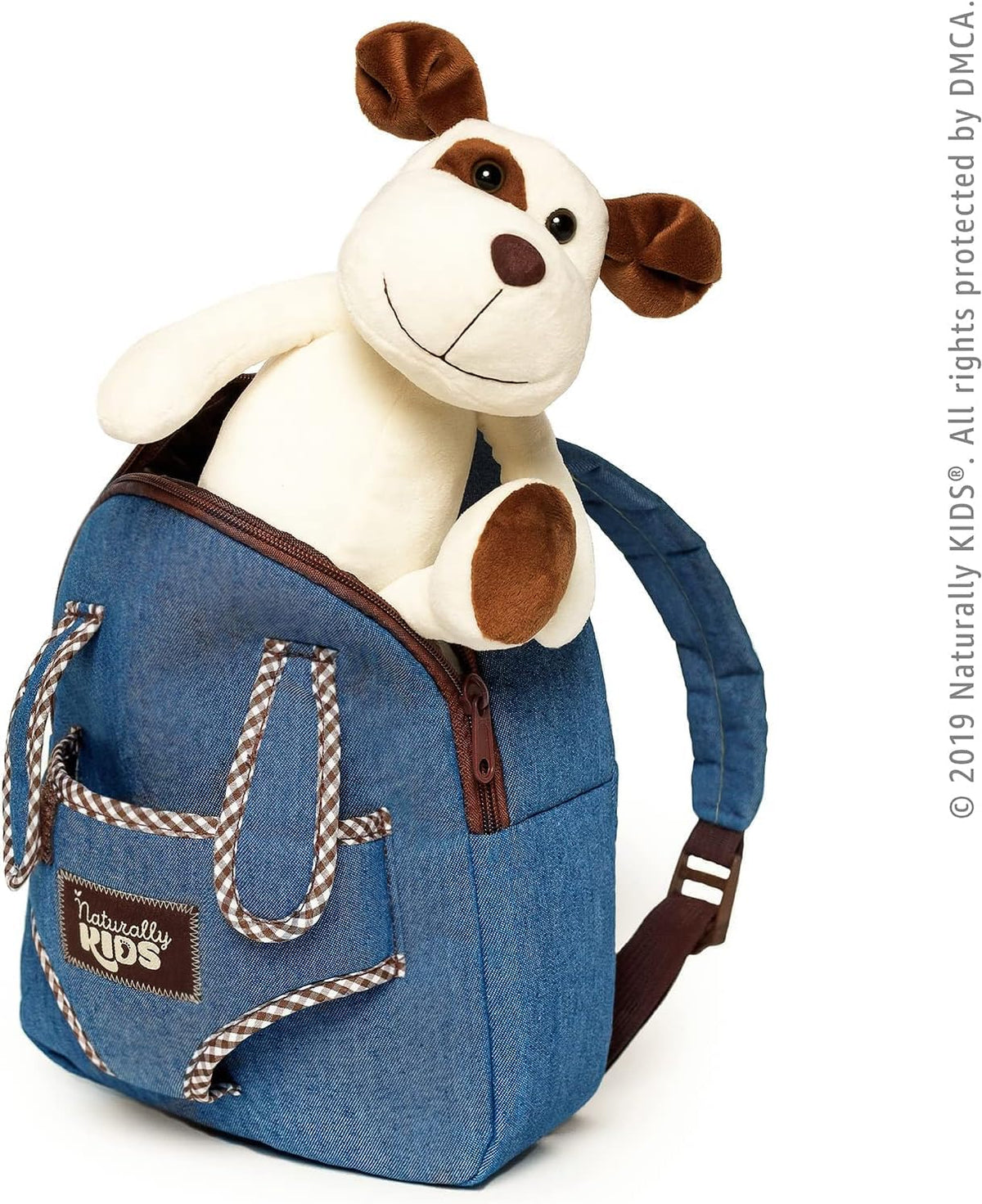 Mochila para niños pequeños Naturally KIDS con. Juguete de peluche...