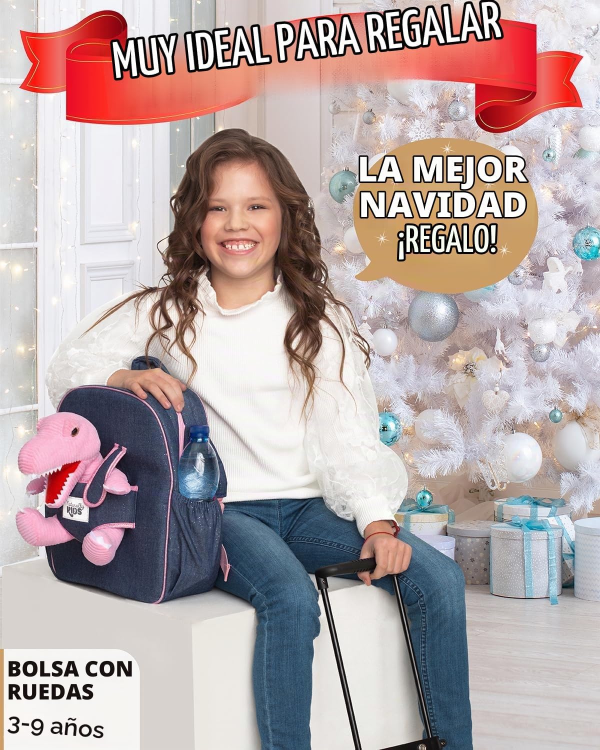Naturally KIDS Maleta para niños pequeños con juguete de dinosaurio...