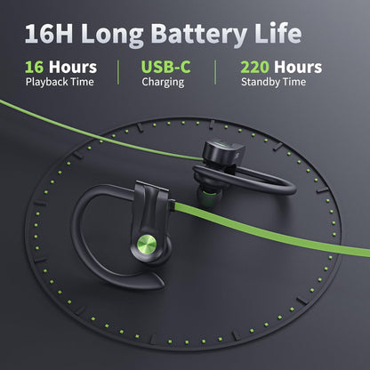 JOYWISE - Auriculares Bluetooth, auriculares inalámbricos IPX7 resi...