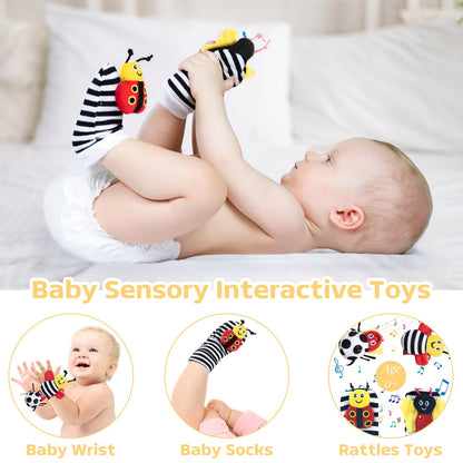 iAOVUEBY Conjunto de regalo para bebé para recién nacido, canasta d...