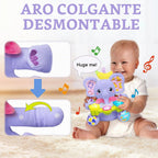 Ryotagift Juguetes de animales de peluche elefante musical bilingüe...