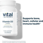 Vital Nutrients Vitamina D3 | 2000 UI | Suplemento de vitamina D pa...