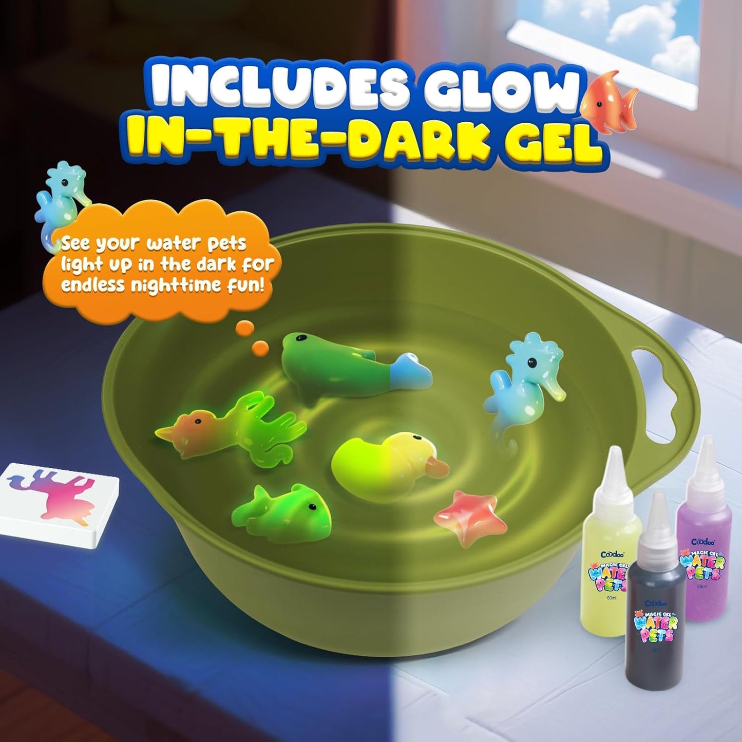 Kits de manualidades de juguete Elfo de Agua Mágico para niños, haz...