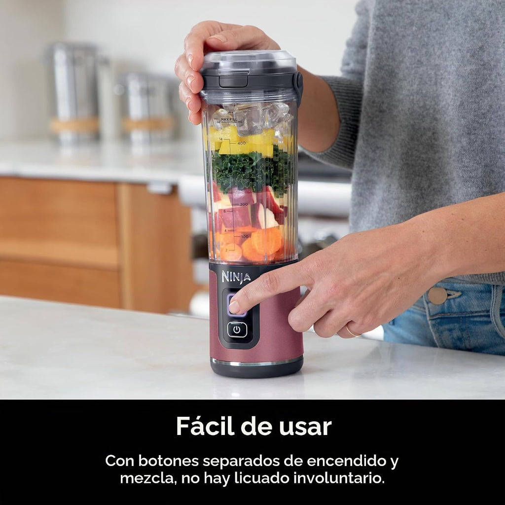 Ninja Blast Licuadora portátil, inalámbrica, recipiente de 18 onzas...