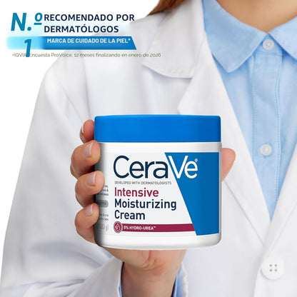CeraVe Crema hidratante intensiva, hidratante corporal con manteca...