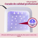 SUNUV Luz UV para uñas de gel, lámpara de gel UV LED profesional SU...