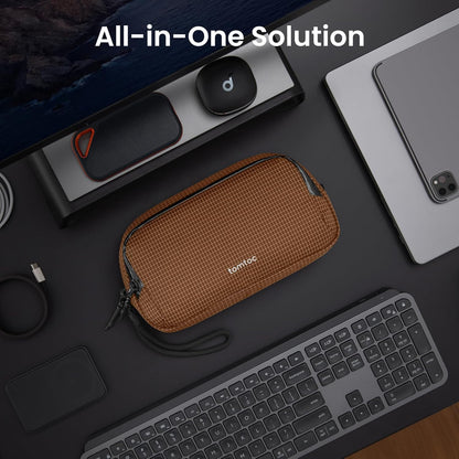 tomtoc Estuche organizador de viaje para electrónicos, resistente a...