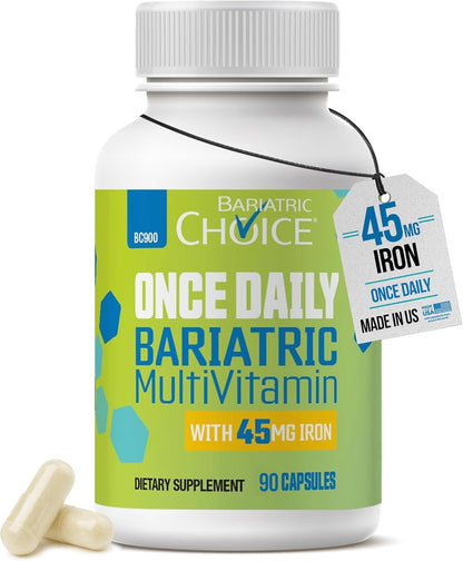 Bariatric Choice Multivitamínico bariátrico una vez al día con 45 m...