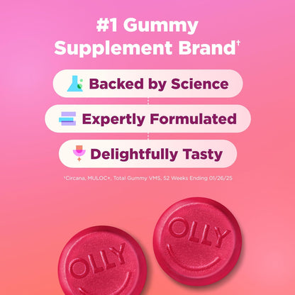 OLLY Undeniable Beauty - Gomitas de belleza para el cabello, piel,...