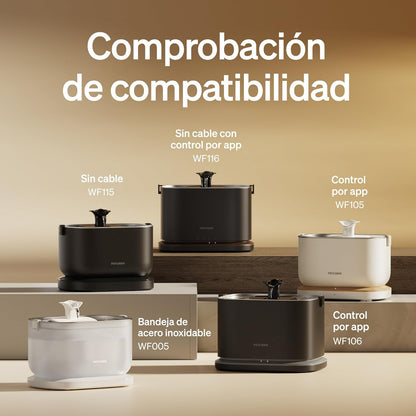 PETLIBRO Dockstream - Filtros de fuente de agua para gatos, paquete...