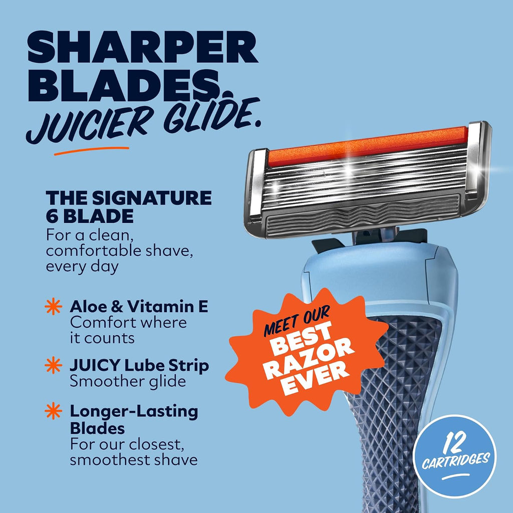Dollar Shave Club - 6 repuestos de cuchillas de afeitar (paquete de...