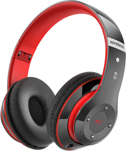Auriculares Bluetooth sobre la oreja, auriculares inalámbricos pleg...