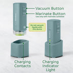 FoodSaver Mini selladora al vacío portátil con configuración de mar...