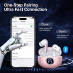 Fhumsh A10 Pro - Auriculares inalámbricos Bluetooth 5.3 HiFi Stereo...