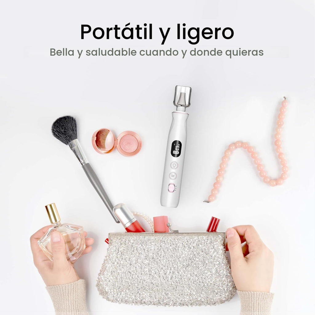 HSKAI Lima de uñas eléctrica, molinillo de uñas inalámbrico para uñ...