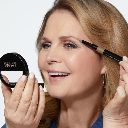 LAURA GELLER NEW YORK Sculpt-n-Stay - Lápiz impermeable para cejas...