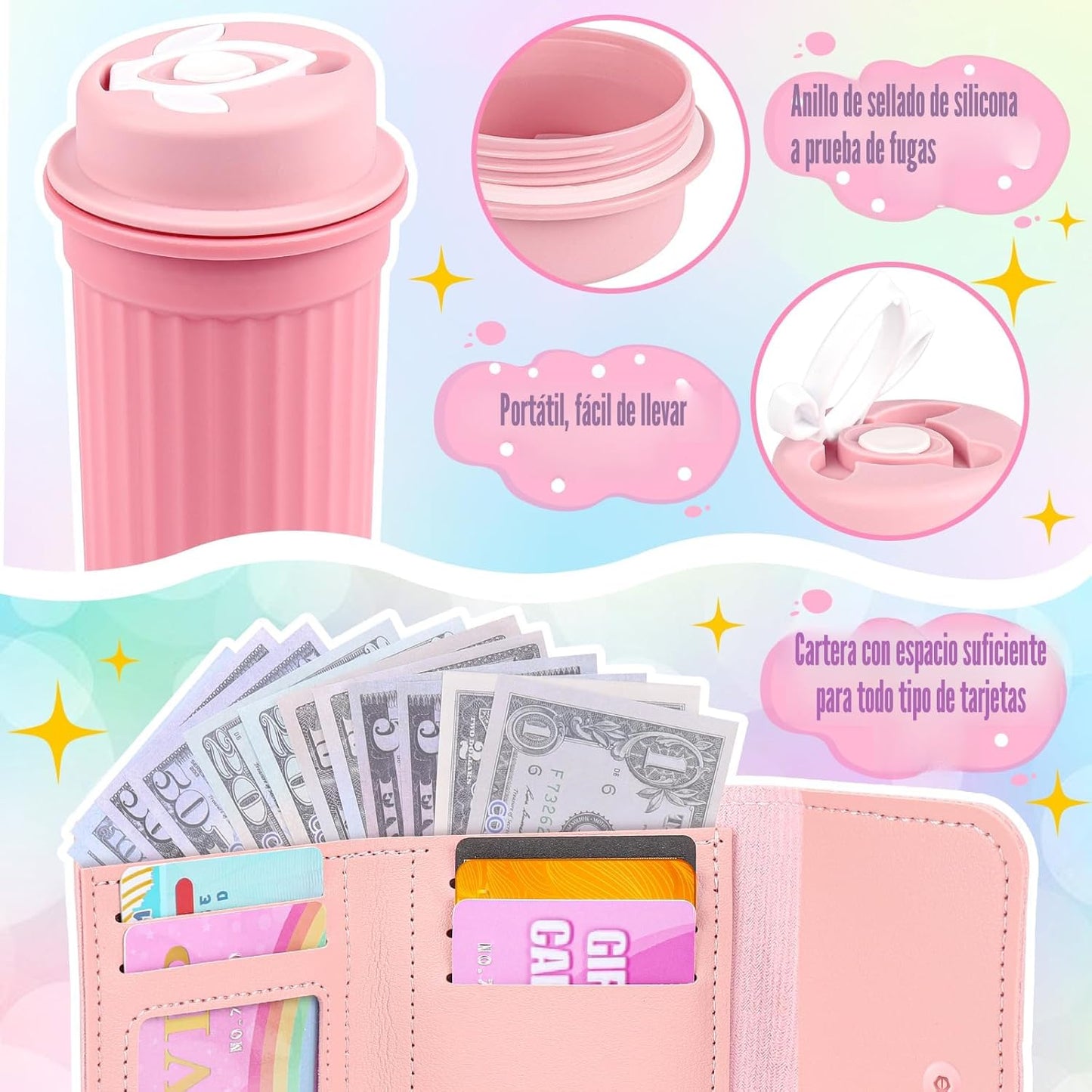 Bolsa de juego para niñas pequeñas, 32 piezas bolso de niña con maquillaje de simulación para niños, juguetes de princesa incluye bolso, teléfono, reloj de pulsera, bufanda de seda bolso de