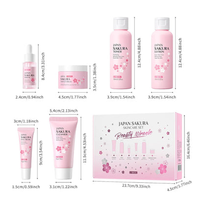 Set de cuidado de piel LAIKOU JAPAN SAKURA para mujeres, regalos de...