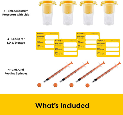Medela Kit de recolección y alimentación de calostro, incluye colec...