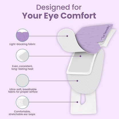 Lure Essentials Compresa cálida autocalentable para ojos secos, más...