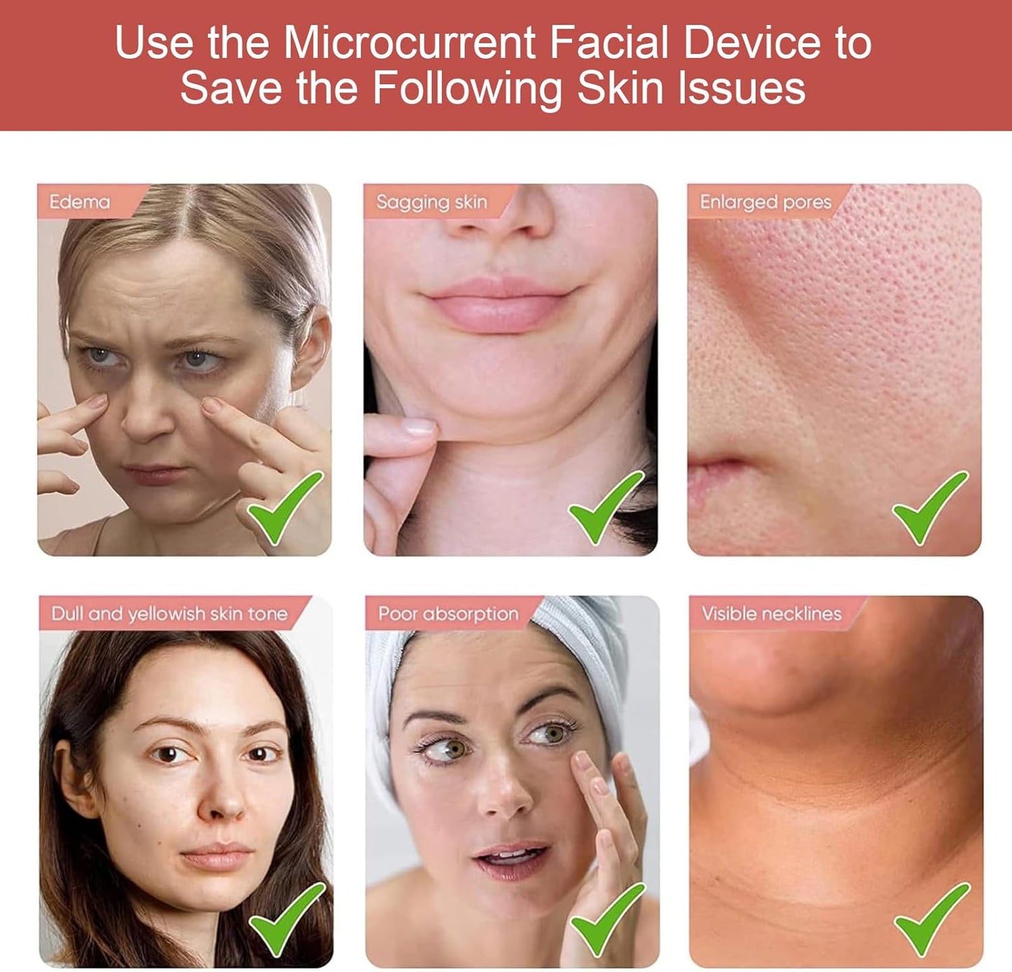Dispositivo facial de microcorriente \u2013 Elevación facial eléctr...